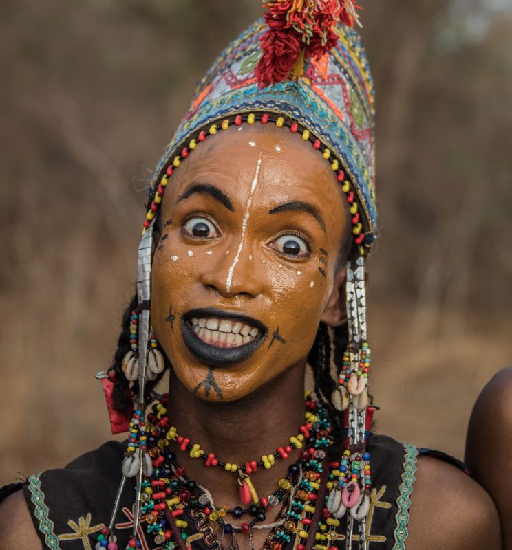 young wodaabe during Gerewol Festival trip to Chad