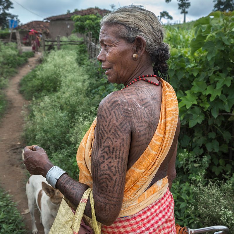 Baiga woman - India | The girls are famous for their tattoos… | Flickr