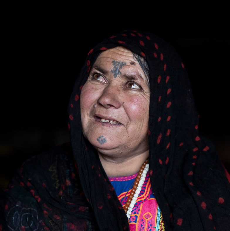 meeting with tattooed kuchi woman during trip to Afghanistan